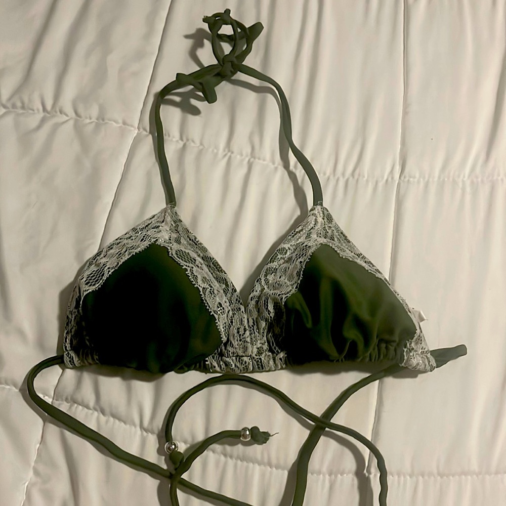 Cute bathing suit top.